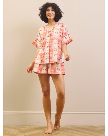 Cherry Kisses Oversized Short Pjs