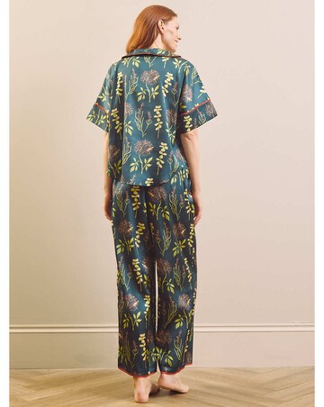Autumn Floral Satin Oversize Pjs