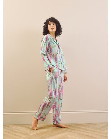 Traditional Pyjamas Duck Egg Wisteria