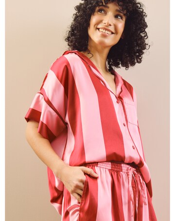 Pink Stripe Oversize Pyjamas