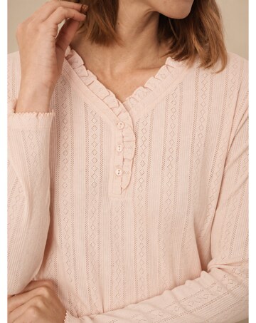 Blush Pink Pointelle Pyjama Set