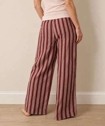 Red Multi Stripe Gauze Lounge Trousers