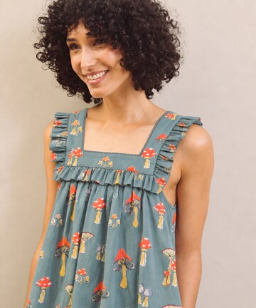 Mushroom Square Neck Frill Nightdress