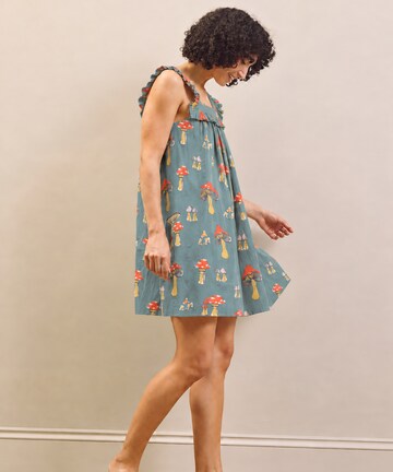 Mushroom Square Neck Frill Nightdress