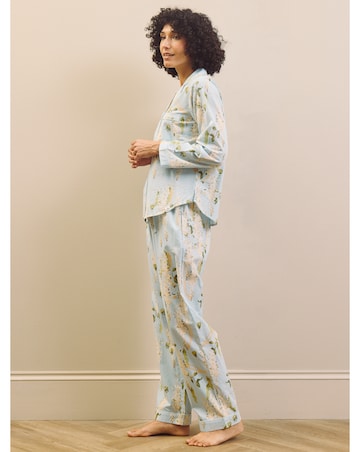 Pale Blue Wisteria Traditional Pyjamas