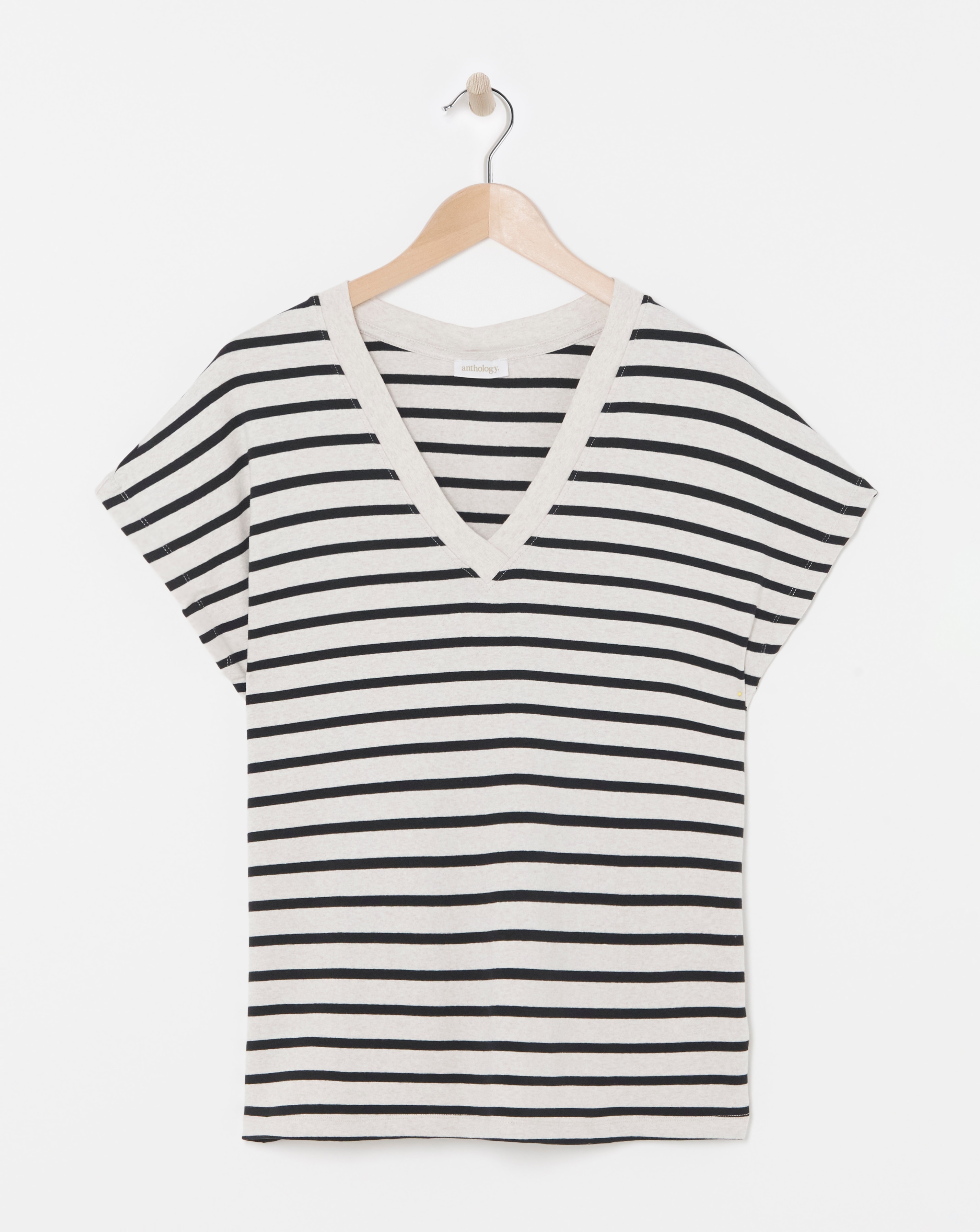 Anthology Stripe V-Neck T-Shirt