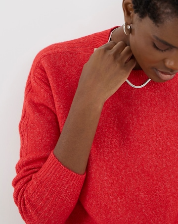 Red Crew Neck Jumper
