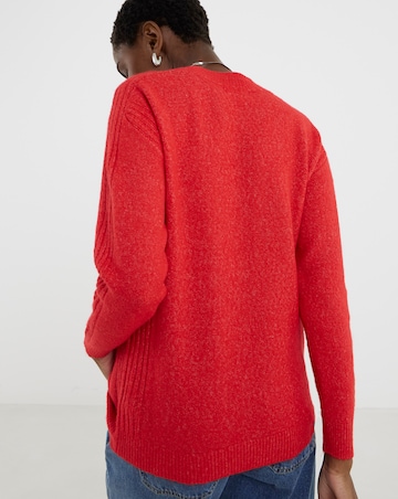 Red Crew Neck Jumper