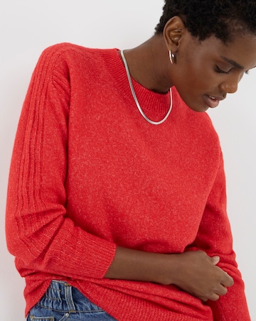 Red Crew Neck Jumper