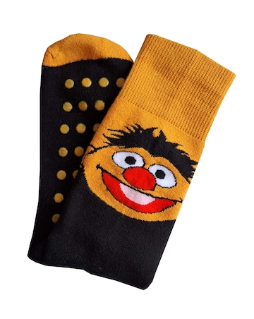 Mens Bert & Ernie 2pk Slipper Sock