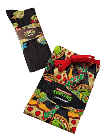 Turtles Loungepant & 2pk Sock