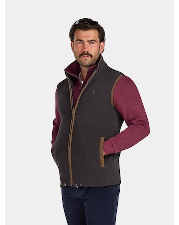 Raging Bull Fleece Gilet Slate