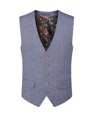 Skopes Jude Suit Waistcoat Blue