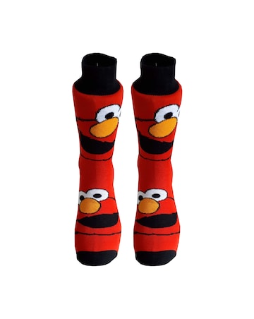 Mens 4pk Elmo Socks