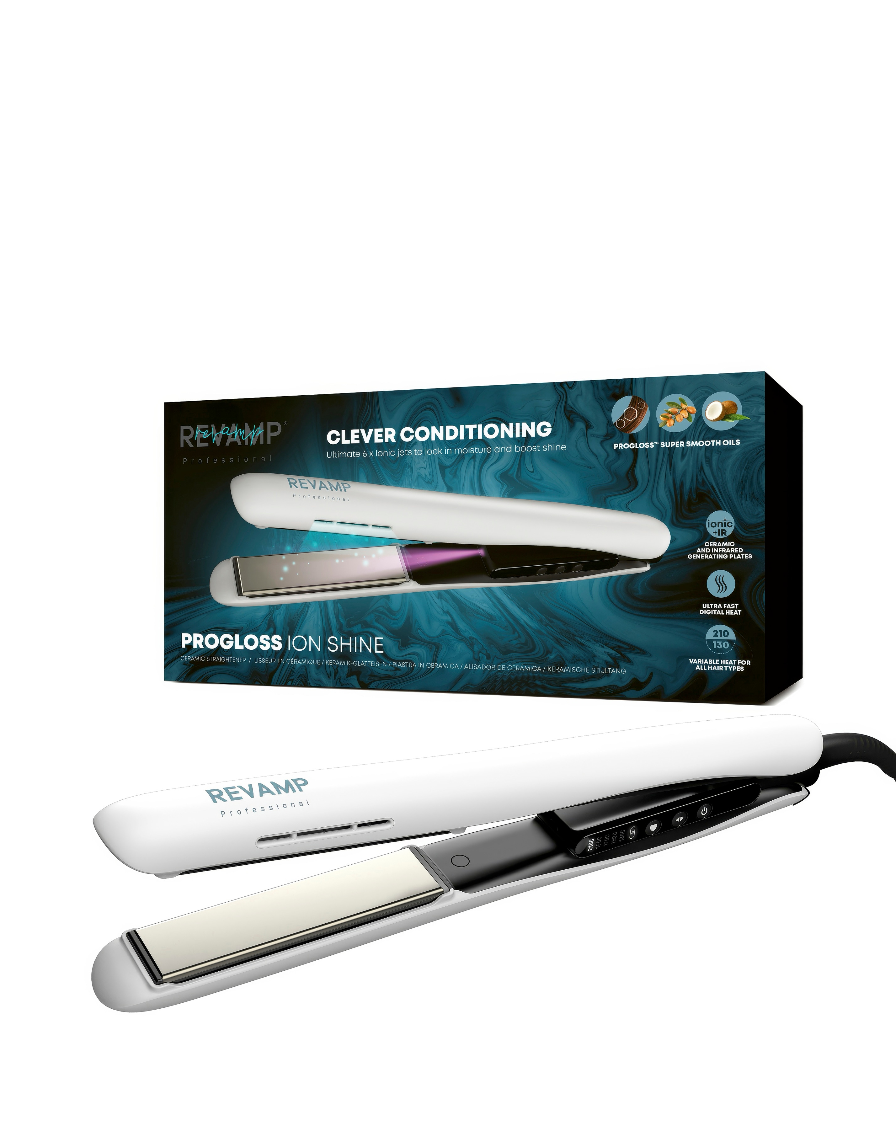 New In - Revamp Ion shine ceramic straightener