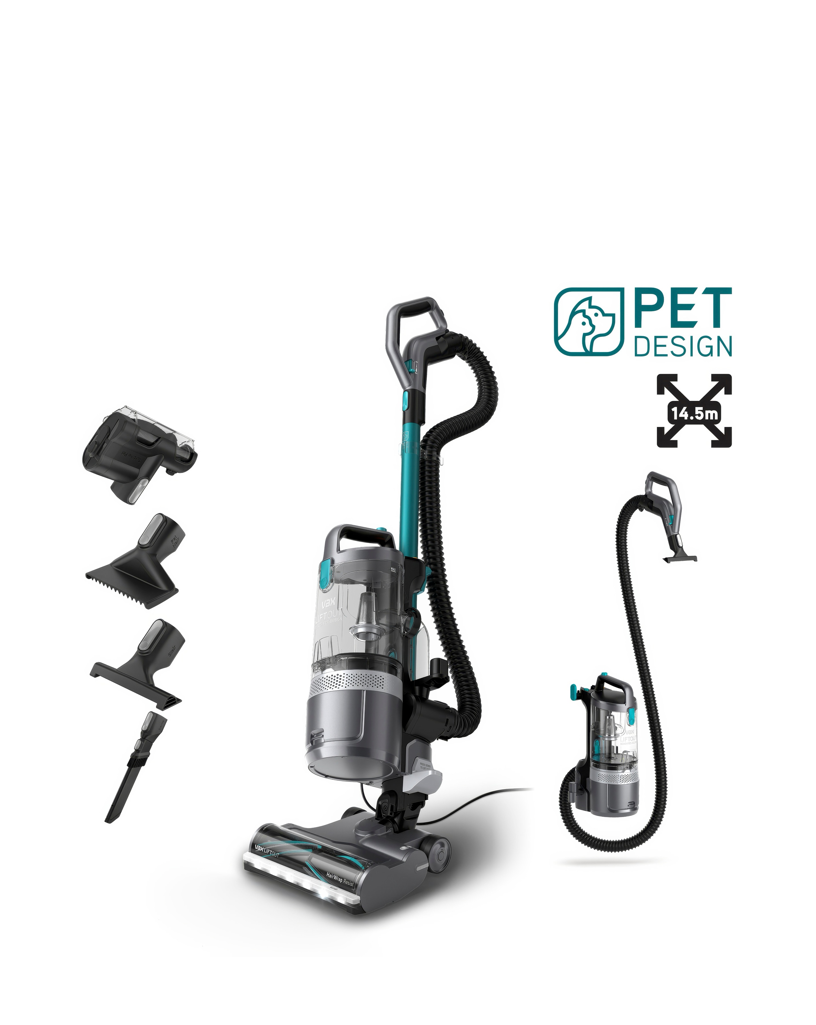 New In - Vax LiftOut Reach Pet Design Upright Vac