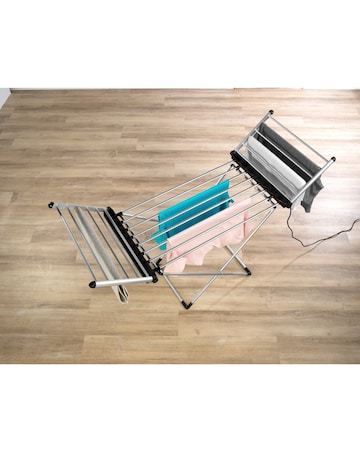 Beldray Winged Heated Clothes Airer - Black