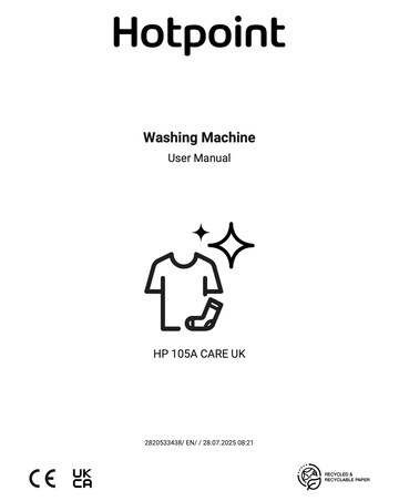 Hotpoint HP 105A CARE UK Fabric Care Washing Machine - White + Installation