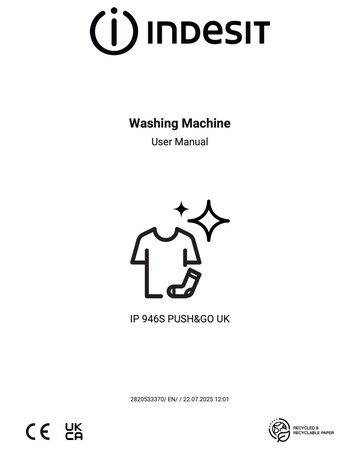 Indesit IP 946 Push & Go Washing Machine - Silver