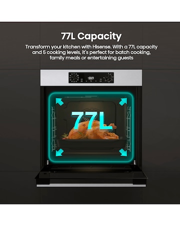 Hisense Hi2 Built In Electric Plug & Play Oven - Stainless Steel
