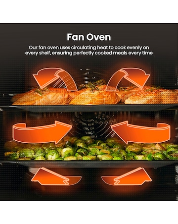 Hisense Hi2 Built In Electric Plug & Play Oven - Black