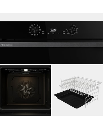 Hisense Hi2 Built In Electric Plug & Play Oven - Black