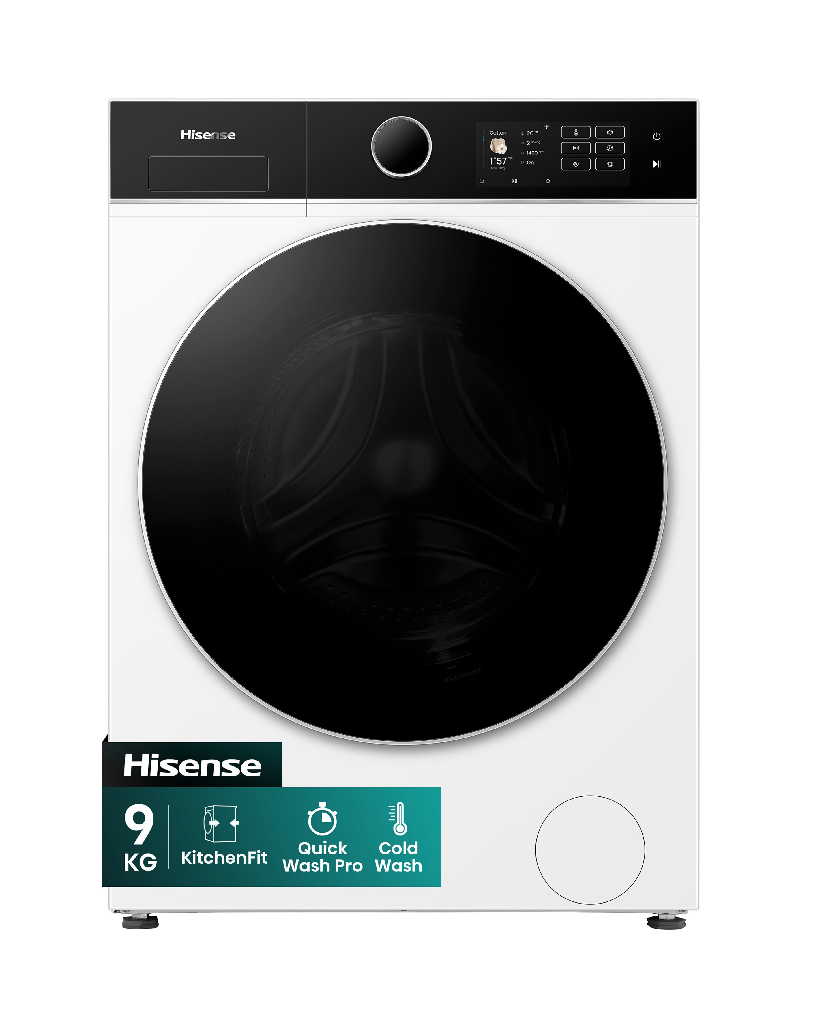 Hisense WF5I9043BWFS - White