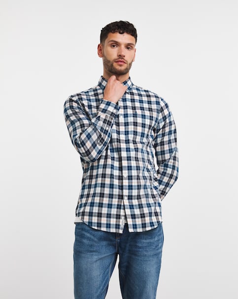 Original Pengiun White And Blue Shirt