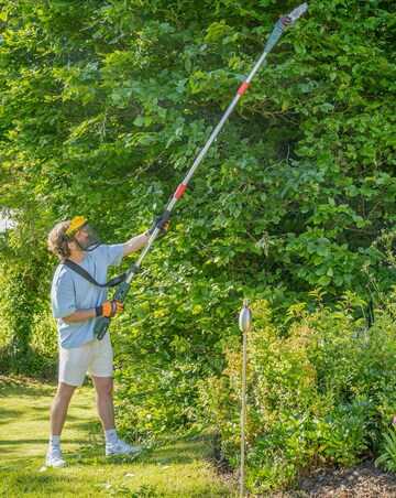 Webb 20V Cordless Reach Trimmer & Pruner attachment (2AH Battery & Charger)