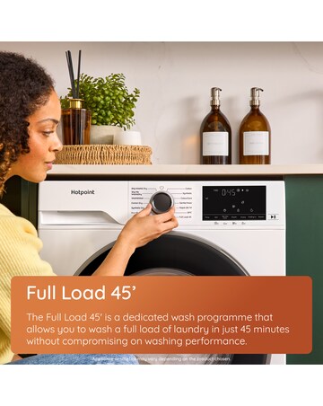 Hotpoint Anti Stain 8+6kg- White + Installation
