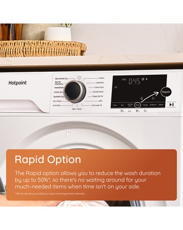 Hotpoint Anti Stain 9+6kg- White