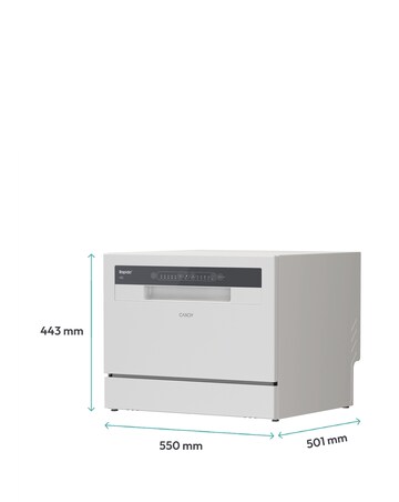 Candy Rapido Table Top Dishwasher- White + Installation