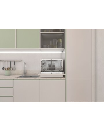 Candy Rapido Table Top Dishwasher- White + Installation
