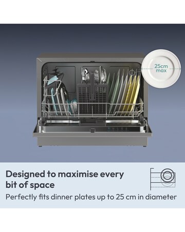 Candy Rapido Table Top Dishwasher- Graphite