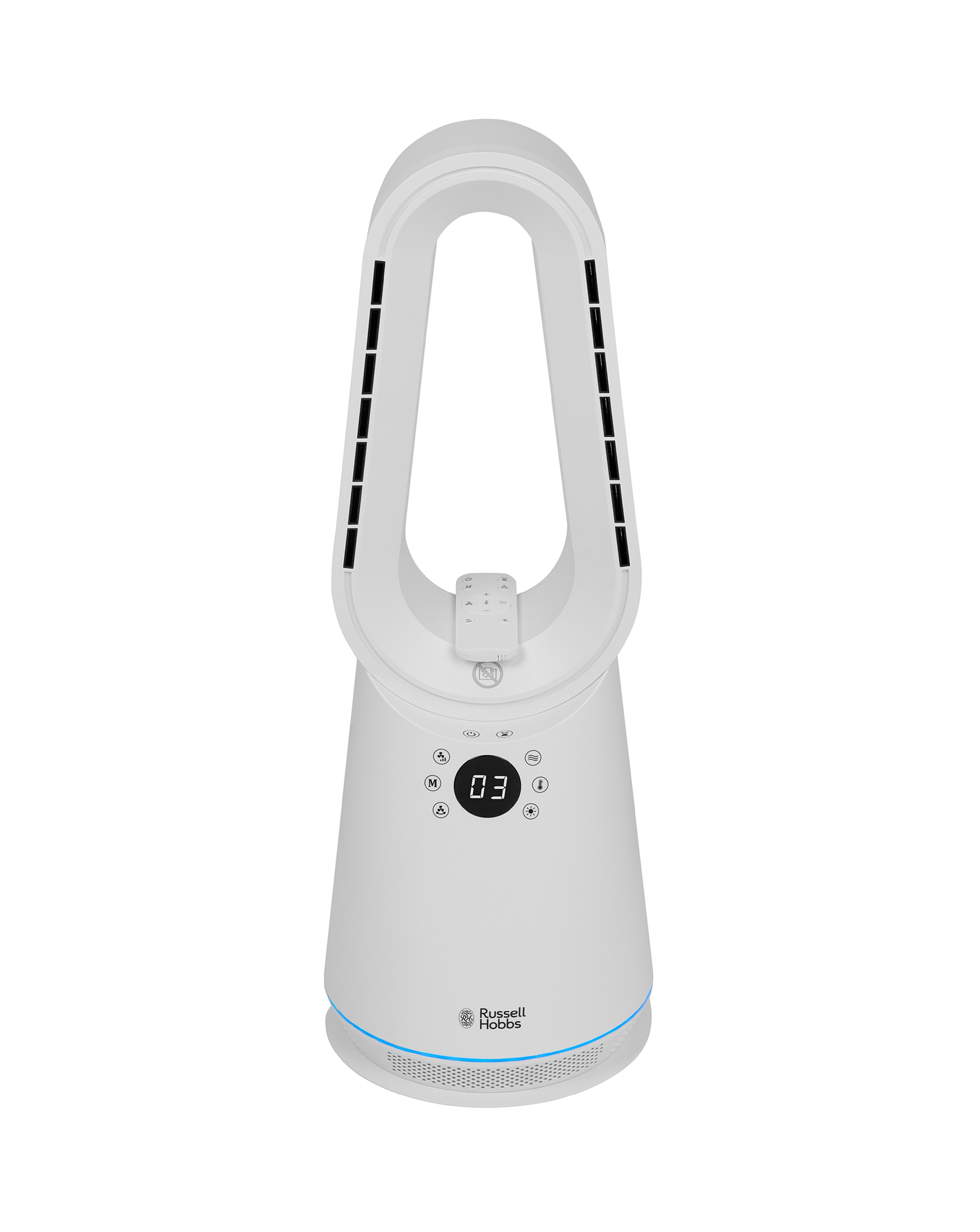New In - RH Bladeless Fan & Heater - White