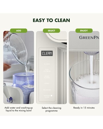 GreenPan Frost Ice Cream Maker Cream White