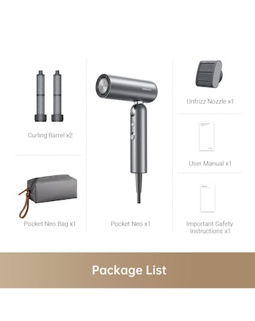 Dreame Pocket Neo Hair Dryer Grey