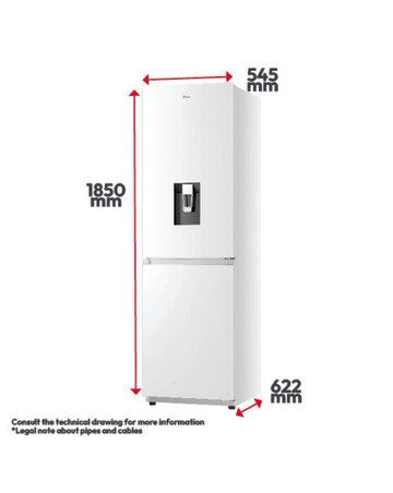 Hoover HONCQ3T518EWWK Fridge Freezer WD