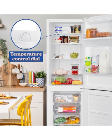 RUSSELL HOBBS 50/50 FRIDGE FREEZER W/ WD