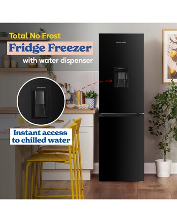RUSSELL HOBBS 50/50 FRIDGE FREEZER W/ WD