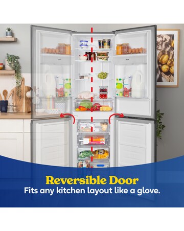 RUSSELL HOBBS 50/50 FRIDGE FREEZER W/ WD