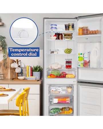 RUSSELL HOBBS 50/50 FRIDGE FREEZER W/ WD
