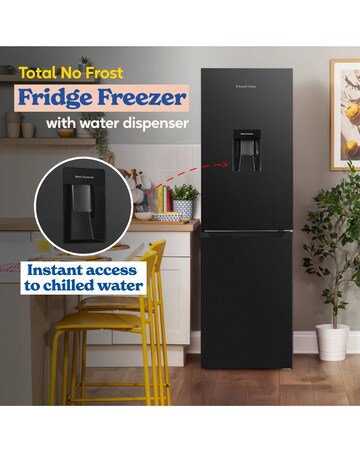 RUSSELL HOBBS 50/50 FRIDGE FREEZER W/ WD