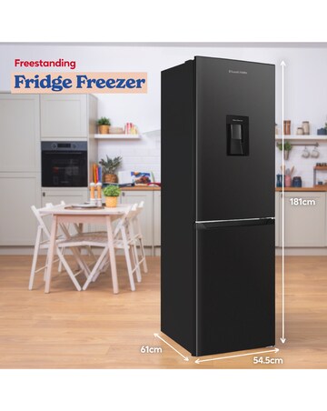 RUSSELL HOBBS 50/50 FRIDGE FREEZER W/ WD