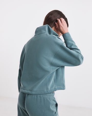 Sweaty Betty Sand Wash Funnel Neck Half Zip