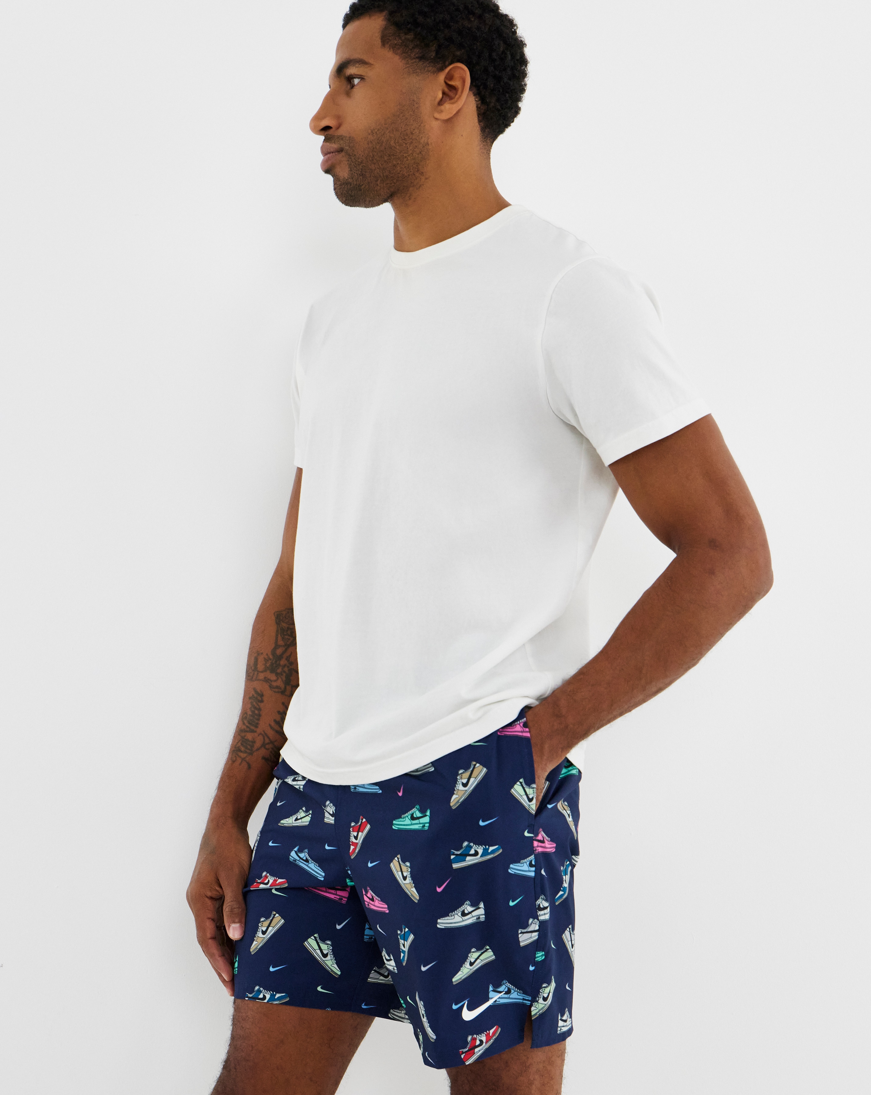 Nike 7 Inch Trainer Print Swim Shorts