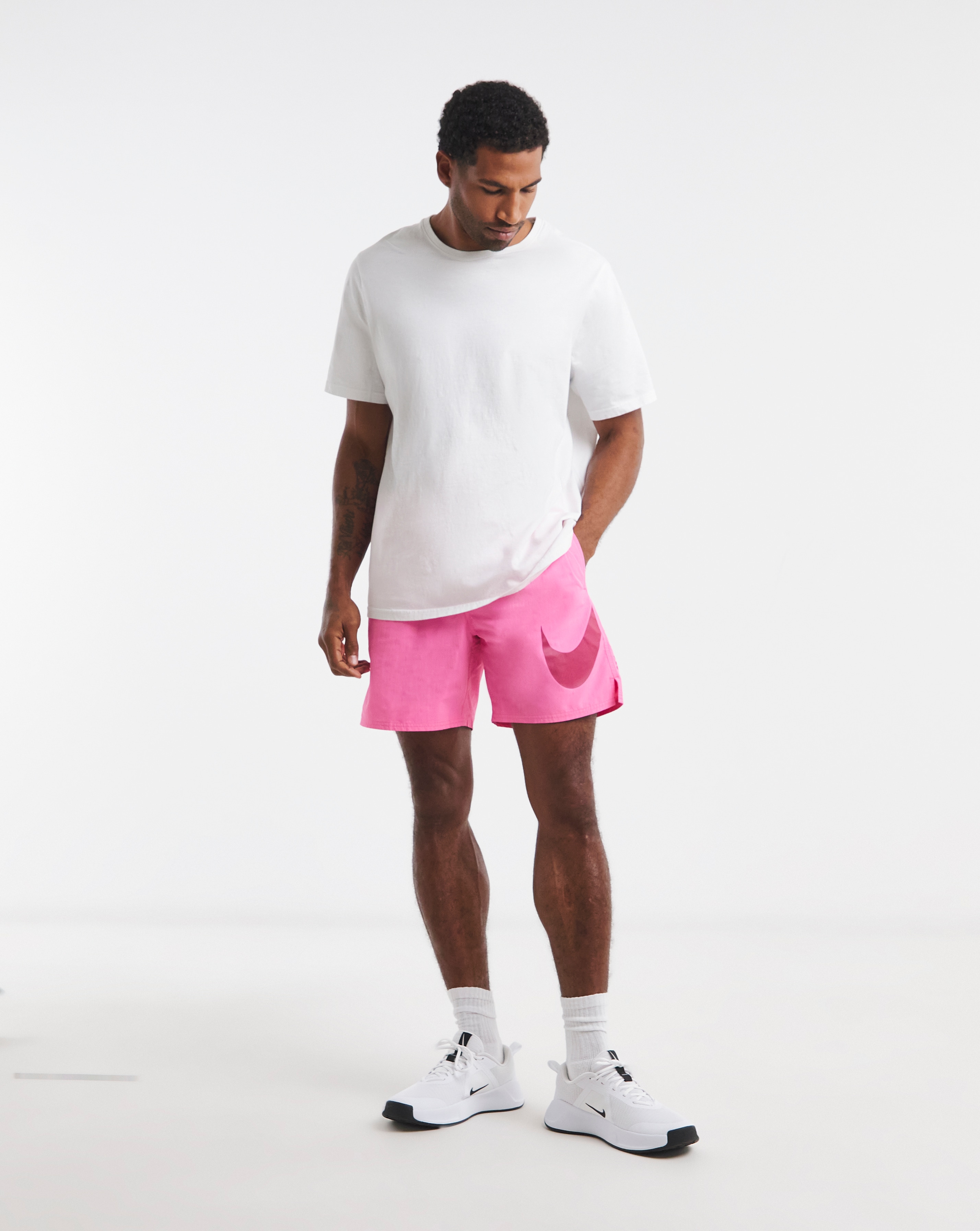Nike 7 Inch Big Logo Swim Shorts