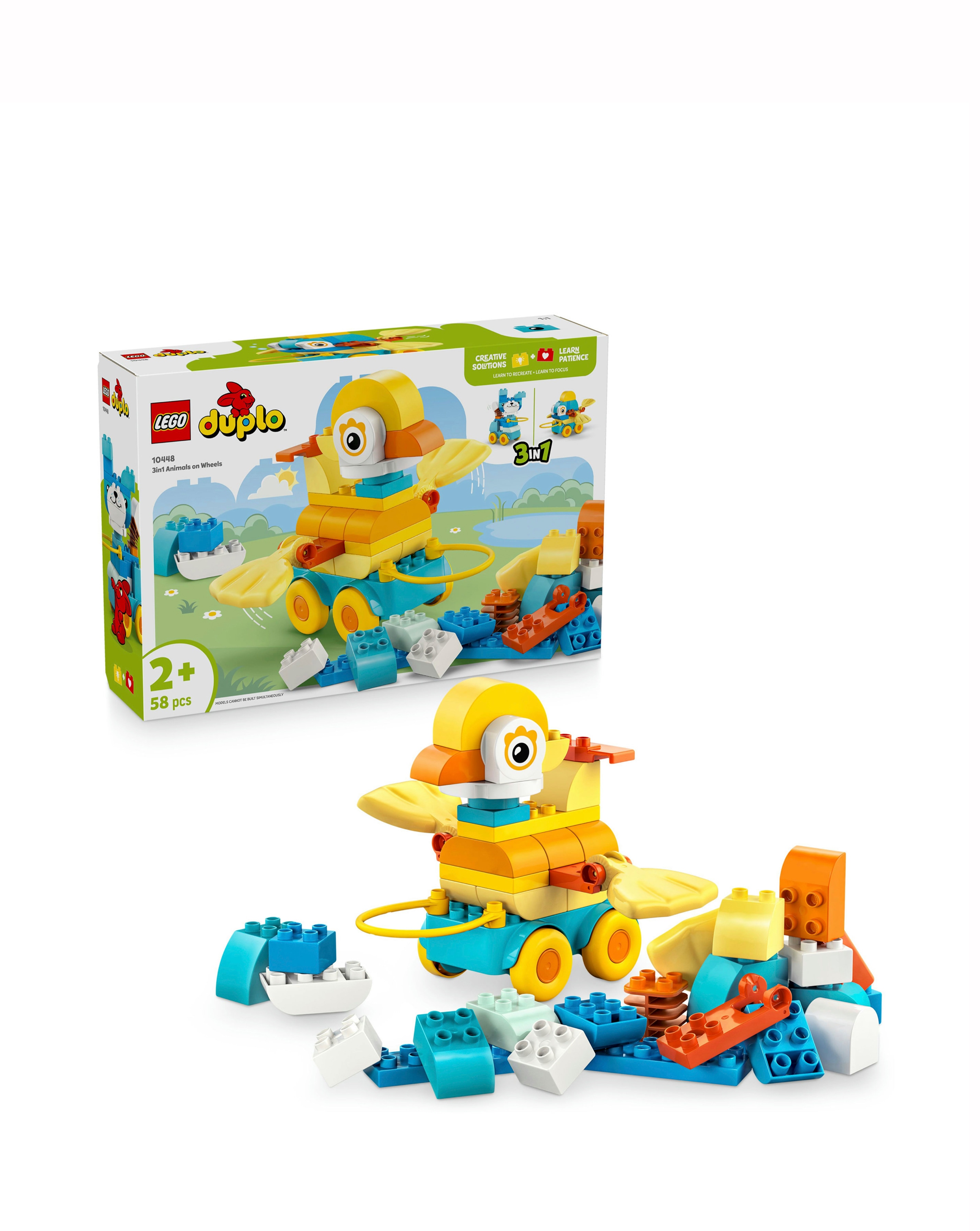 LEGO DUPLO Town 3in1 Animals on Wheels