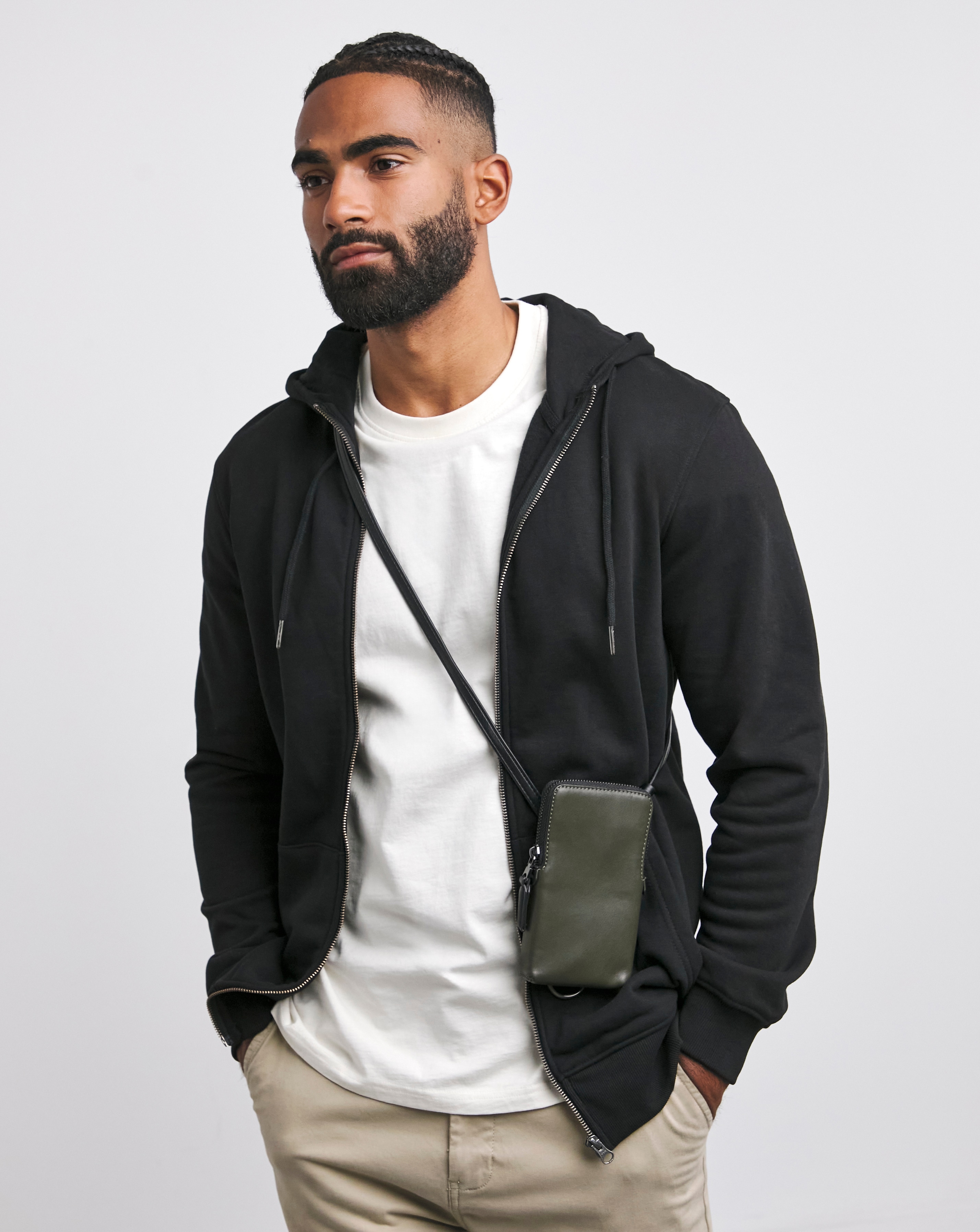 Full Zip Hoodie Extra Long