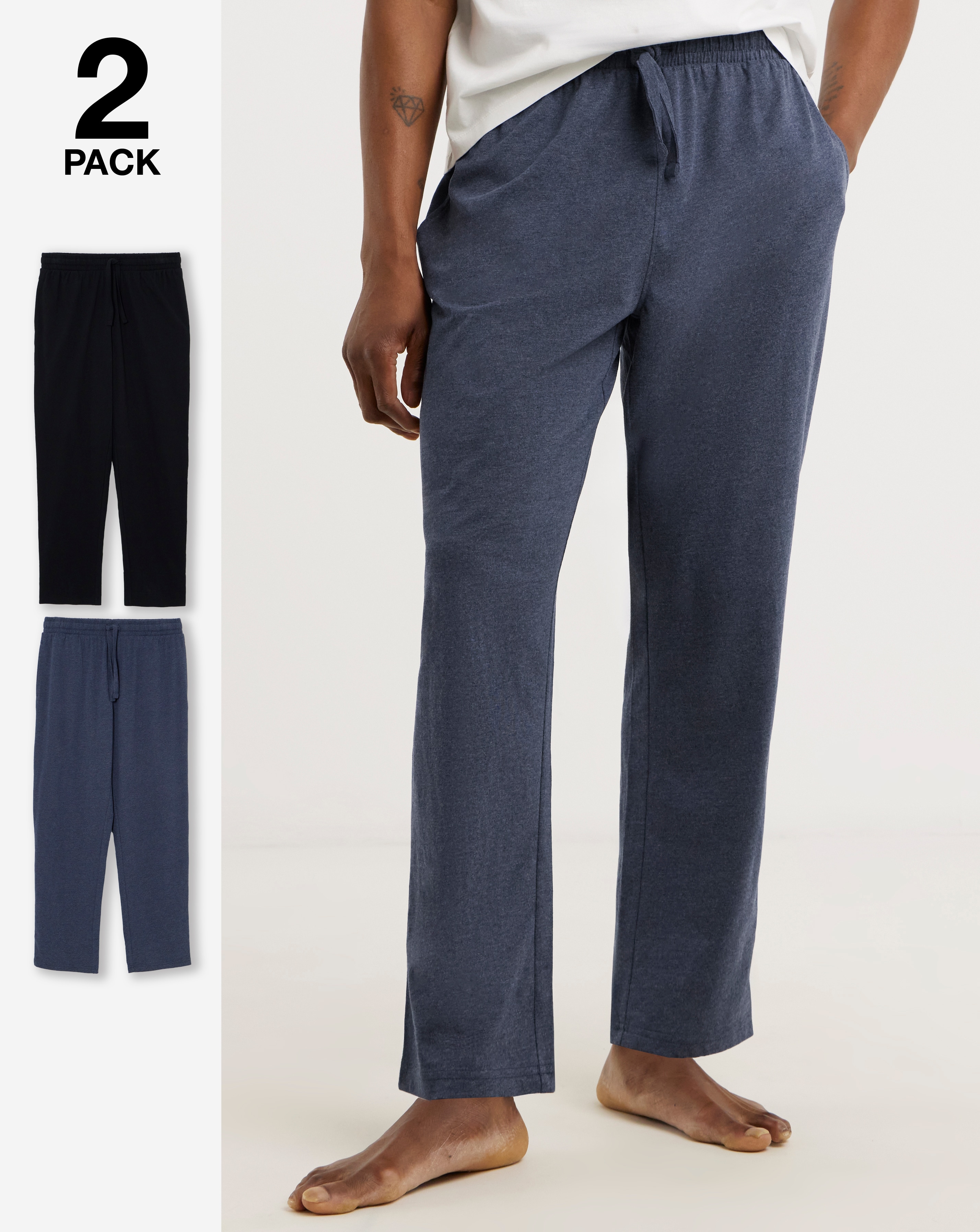 New In - 2 Pack Jersey Lounge Pants